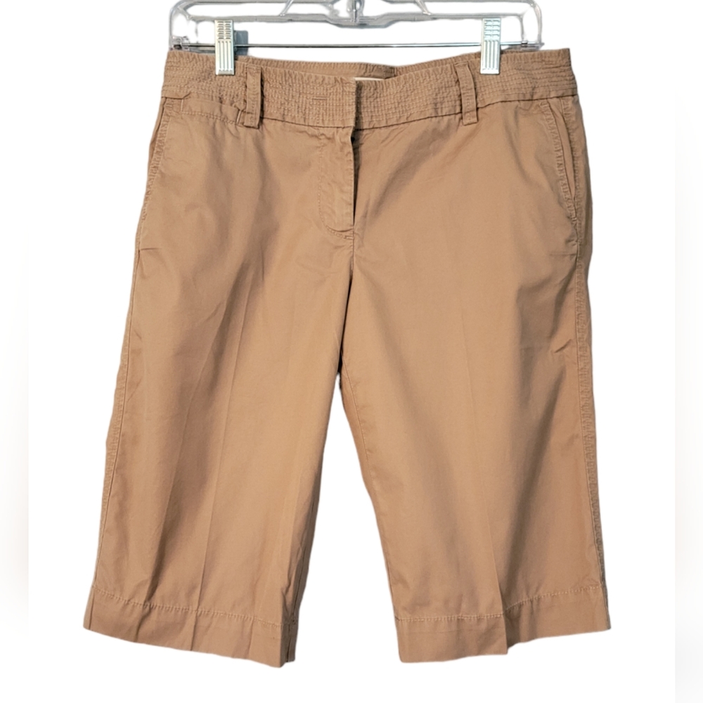 J. Crew Chino Shorts Womens Weathered Classic Twill Khaki Size 4